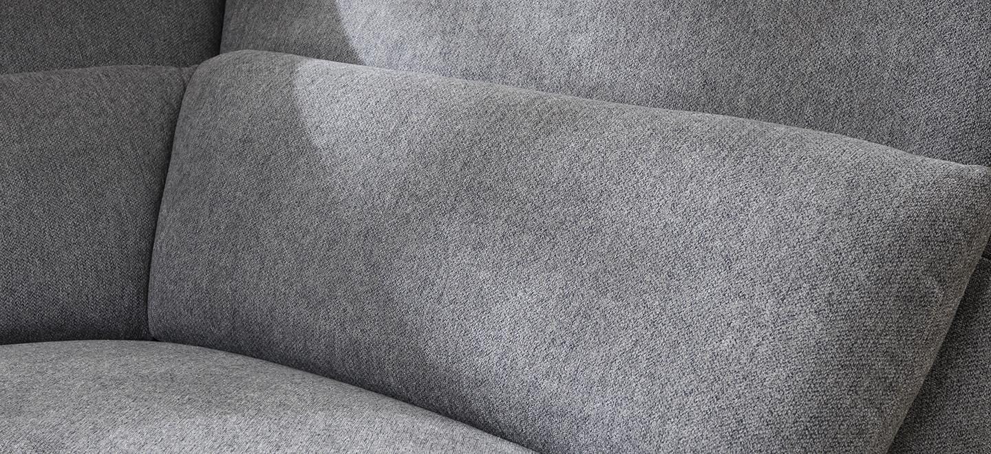 Jacob 7 Seater Recliner Corner Sofa - Grey L4R