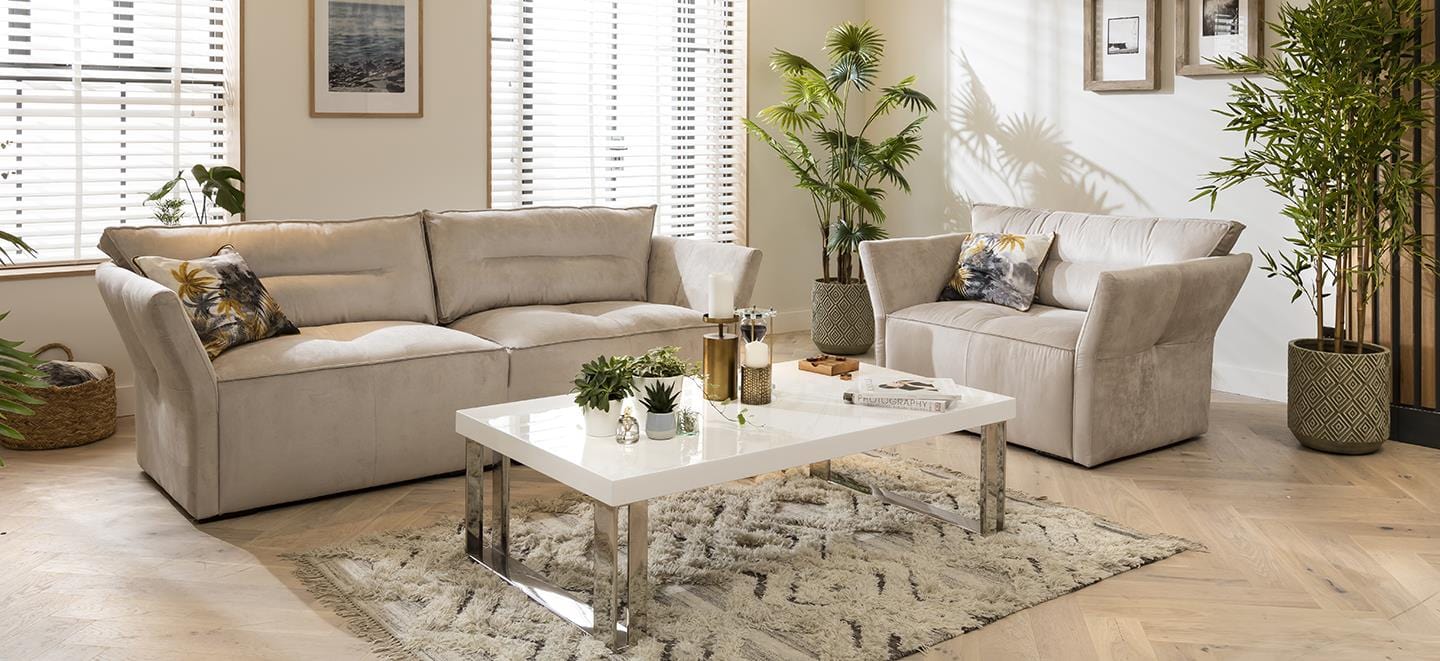 Quatropi 3 Seater Modular Sofa - Straight, Salsa 230x97cm