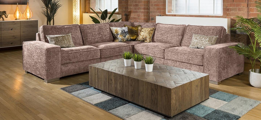 Modern Designer L Shape Soft Deep Sofa Many Colours & Fabrics Lexci 3