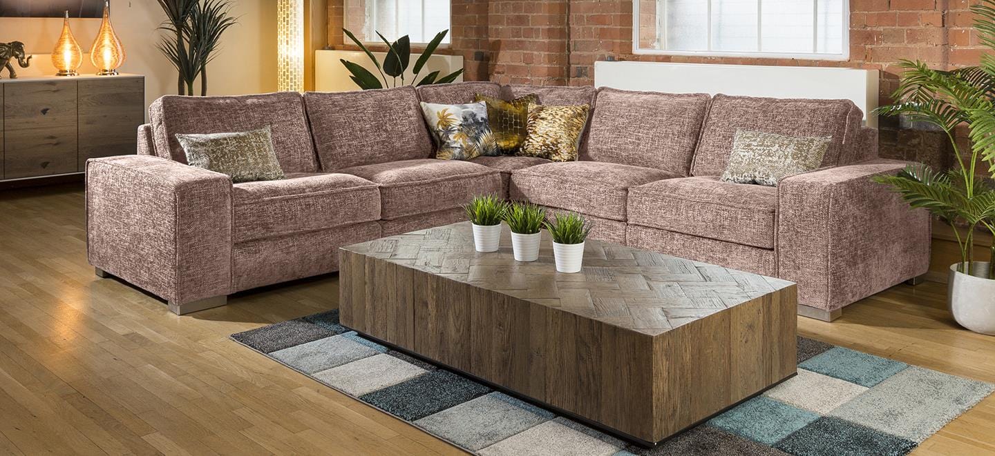 Modern Designer L Shape Soft Deep Sofa Many Colours & Fabrics Lexci 3