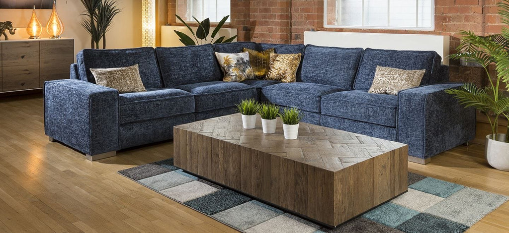 Modern Designer L Shape Soft Deep Sofa Many Colours & Fabrics Lexci 3