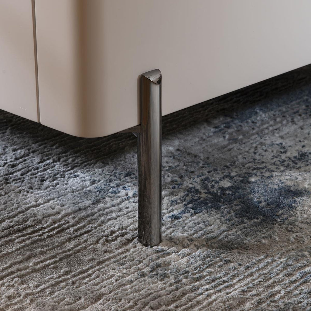 Newton Lamp Side Table Matte Chalk 50x50cm