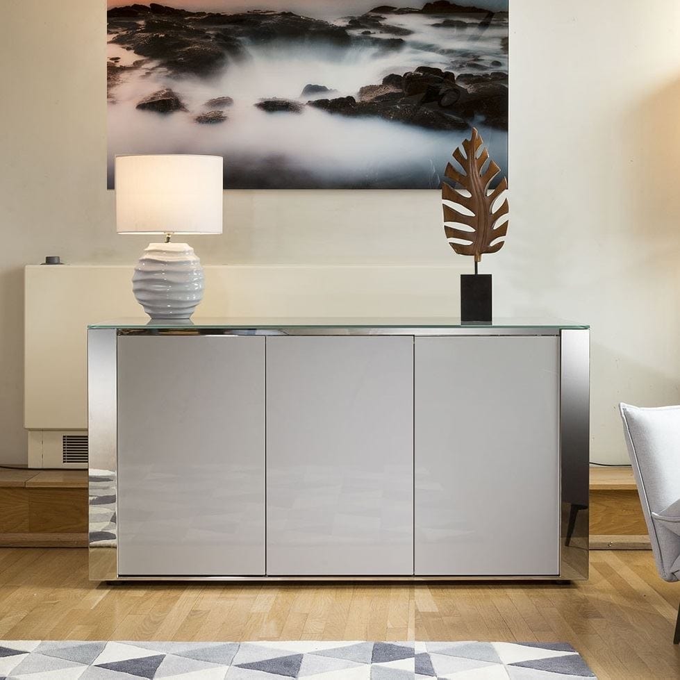 Sophie 3-Door Sideboard Cabinet 160cm Grey