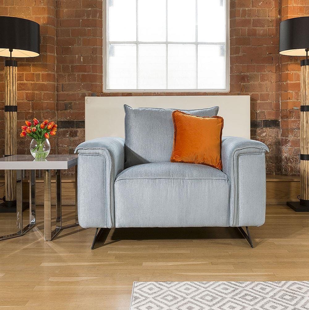 Quatropi Effie Range Modern Luxury Armchair Many Fabrics Available 1.0m