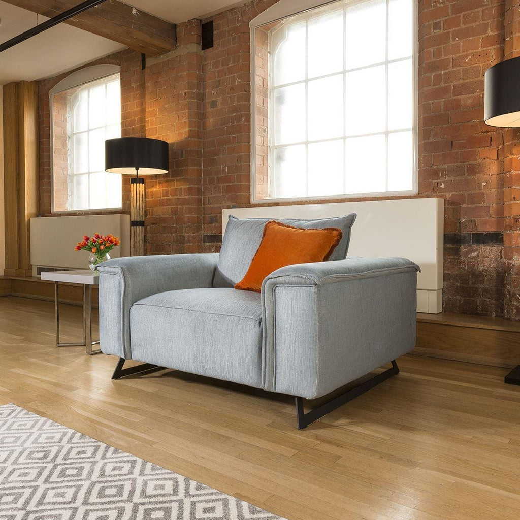 Effie Range Large Modern Luxury Armchair Many Fabrics Available 1.3m