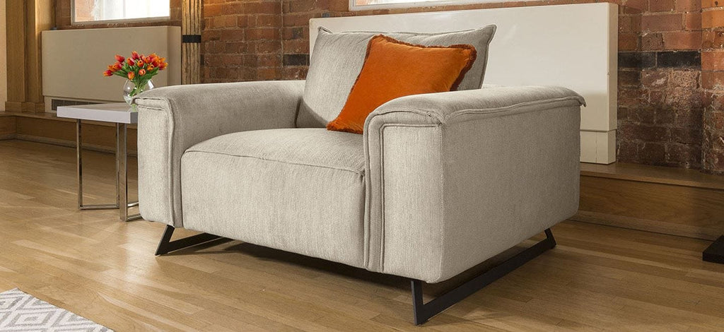Effie Range Large Modern Luxury Armchair Many Fabrics Available 1.3m