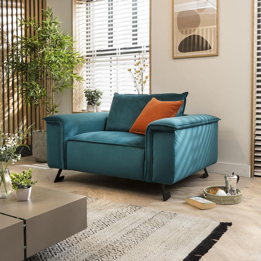 Effie Range Large Modern Luxury Armchair Many Fabrics Available 1.4m