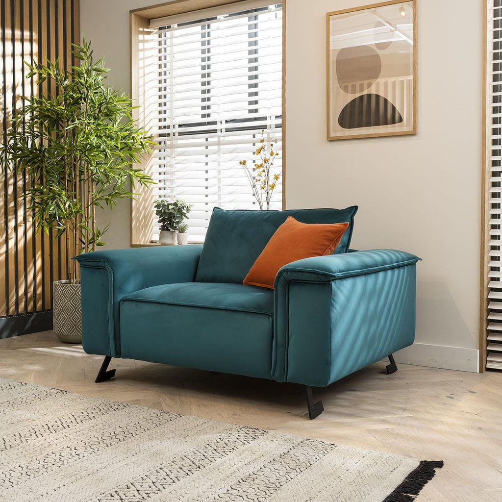 Effie Range Large Modern Luxury Armchair Many Fabrics Available 1.4m