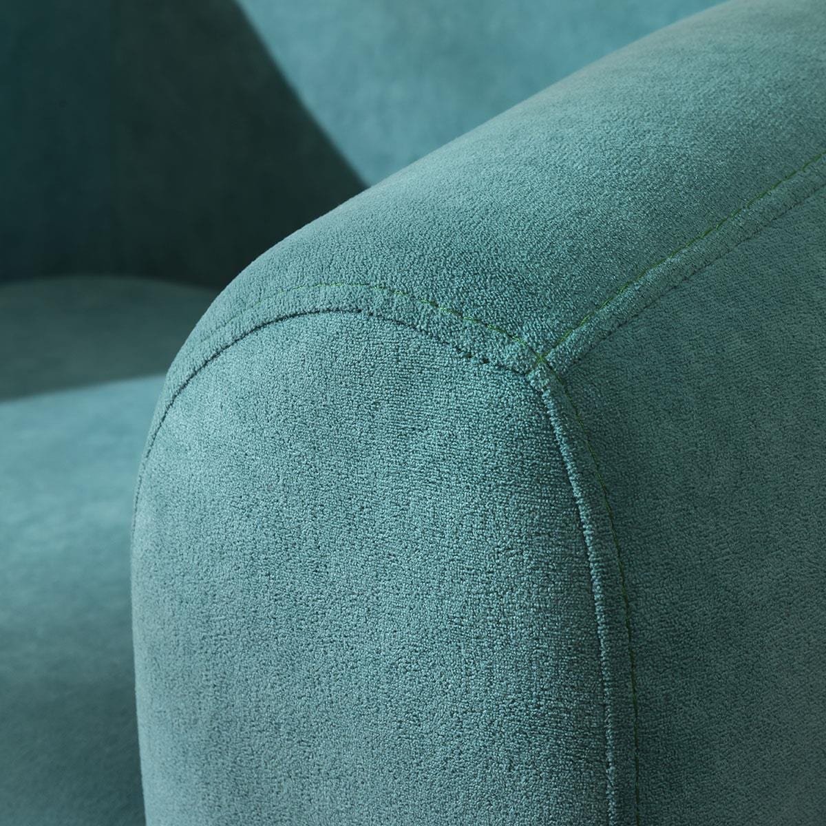 Stella Accent Occasional Chair Teal Velvet