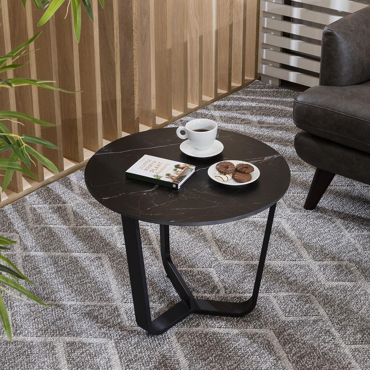 Lena Premium Side Table Black