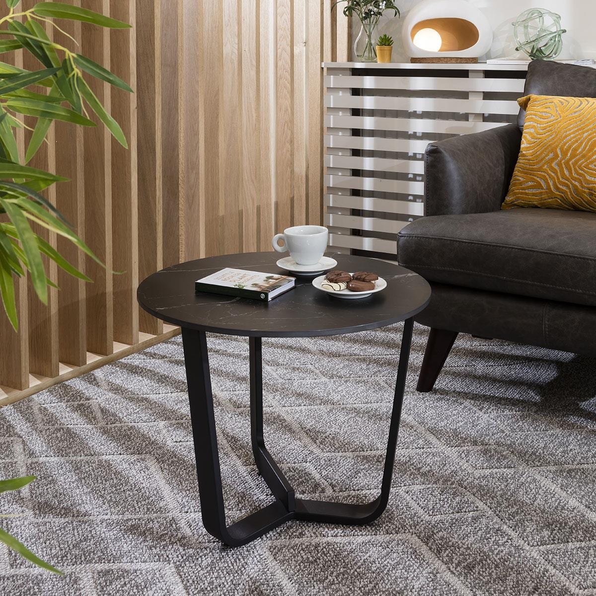 Lena Premium Side Table Black