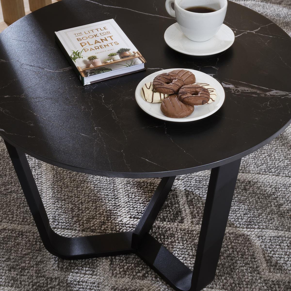 Lena Premium Side Table Black