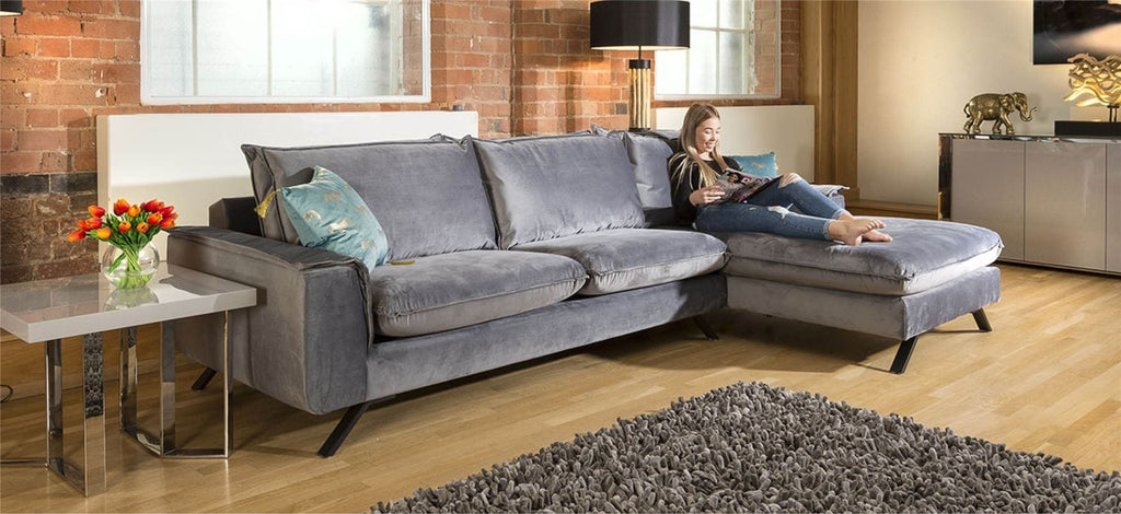 Ellie Large L Shape Corner Modular Modern Sofa Many Fabrics 3.08 x 1.8m