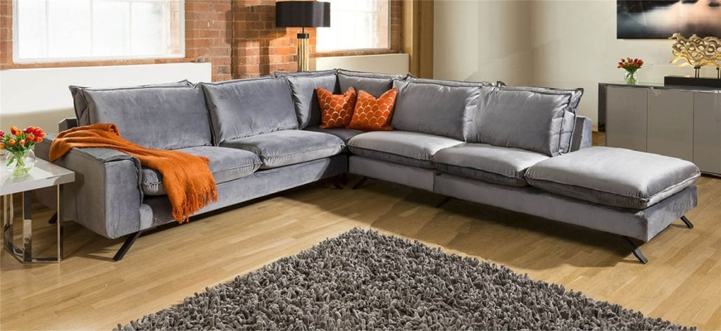 Ellie Extra Large L Shape Corner Modular Sofa Many Fabrics 3.0 x 3.51m