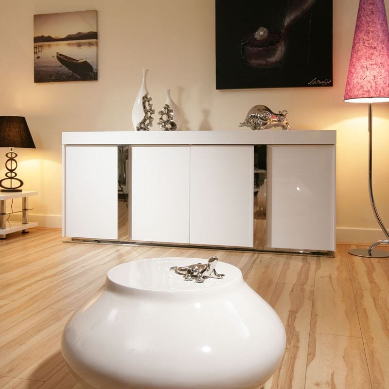 Modern Sideboard / Cabinet / Buffet in White High Gloss 2.0mtr 912M