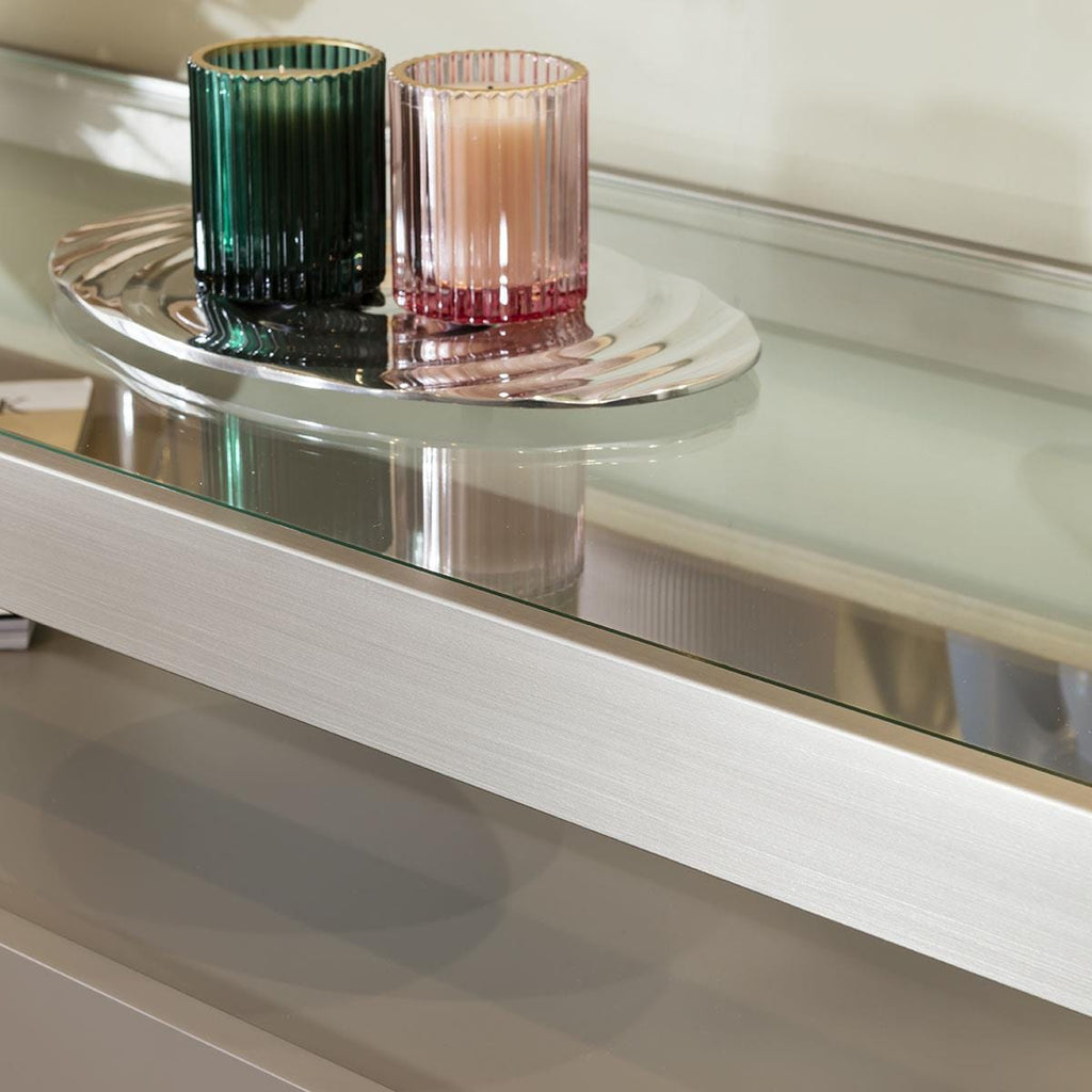 Jade Sideboard with Wine Storage Taupe