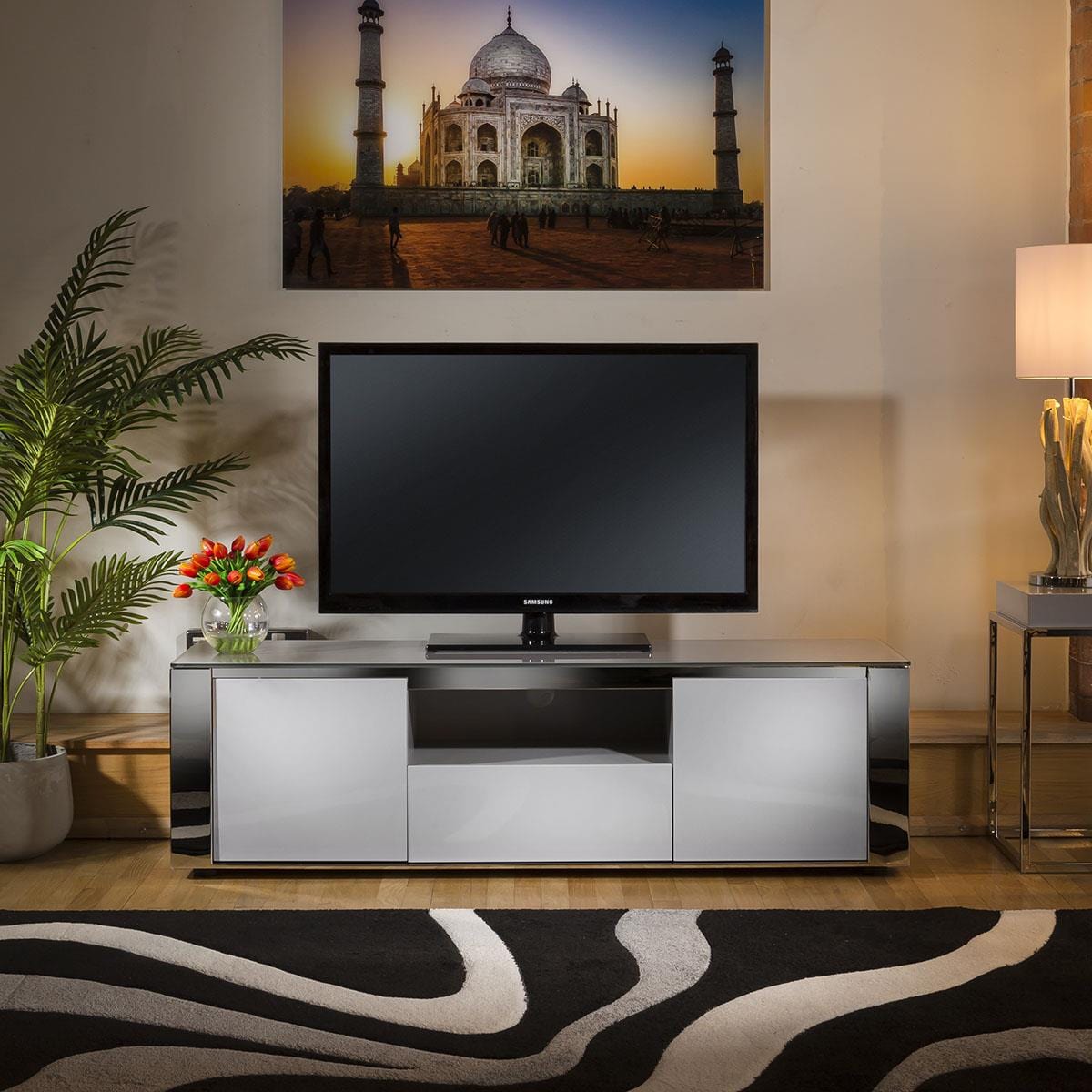 Sophie TV Cabinet Stand 160cm Grey