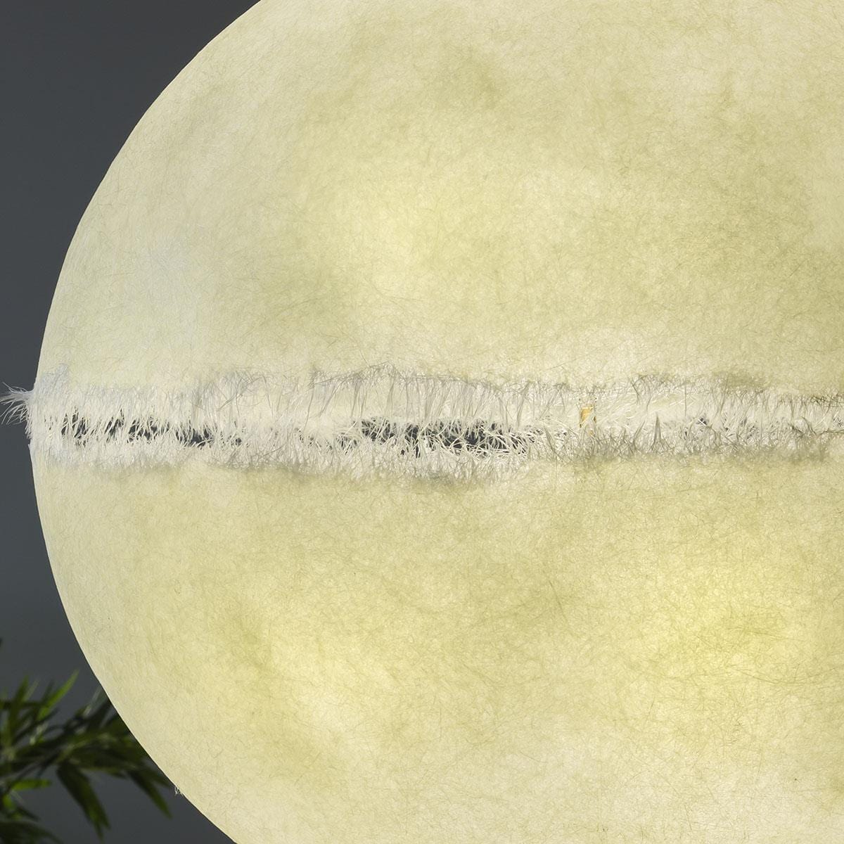 Modern White Contemporary Moon Ball Ceiling Light Pendant - Large 70cm