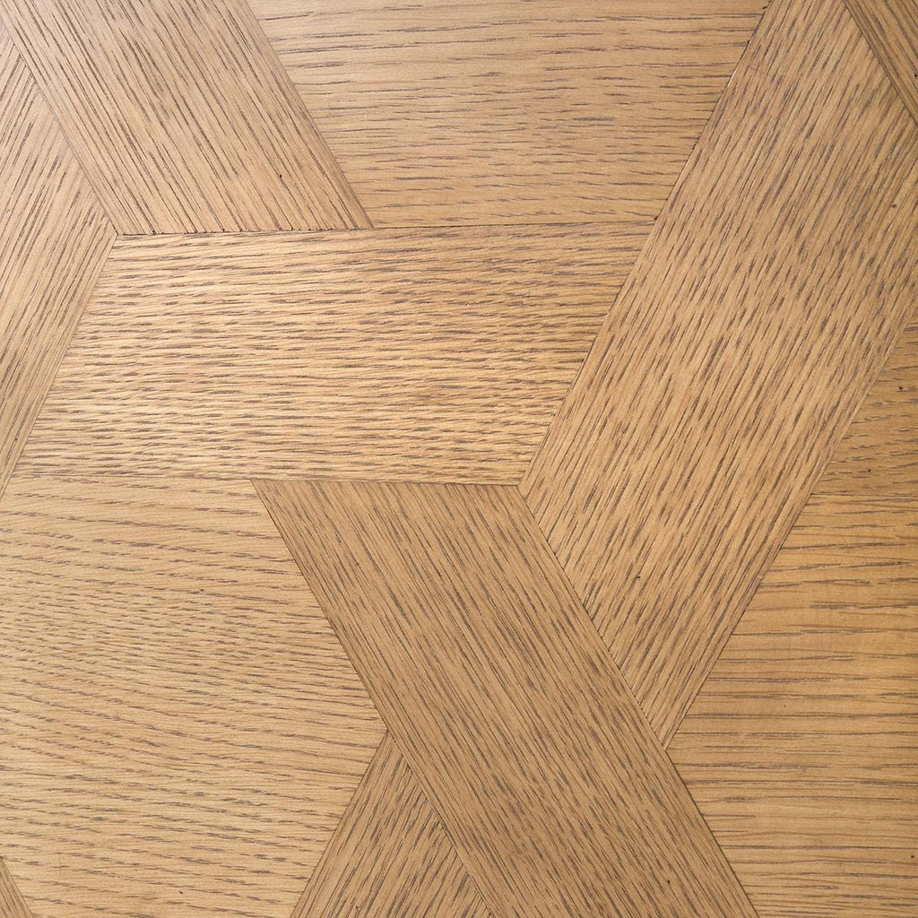 Hemingway 4 Door Sideboard Buffet Oak & Gold Brown 214cm