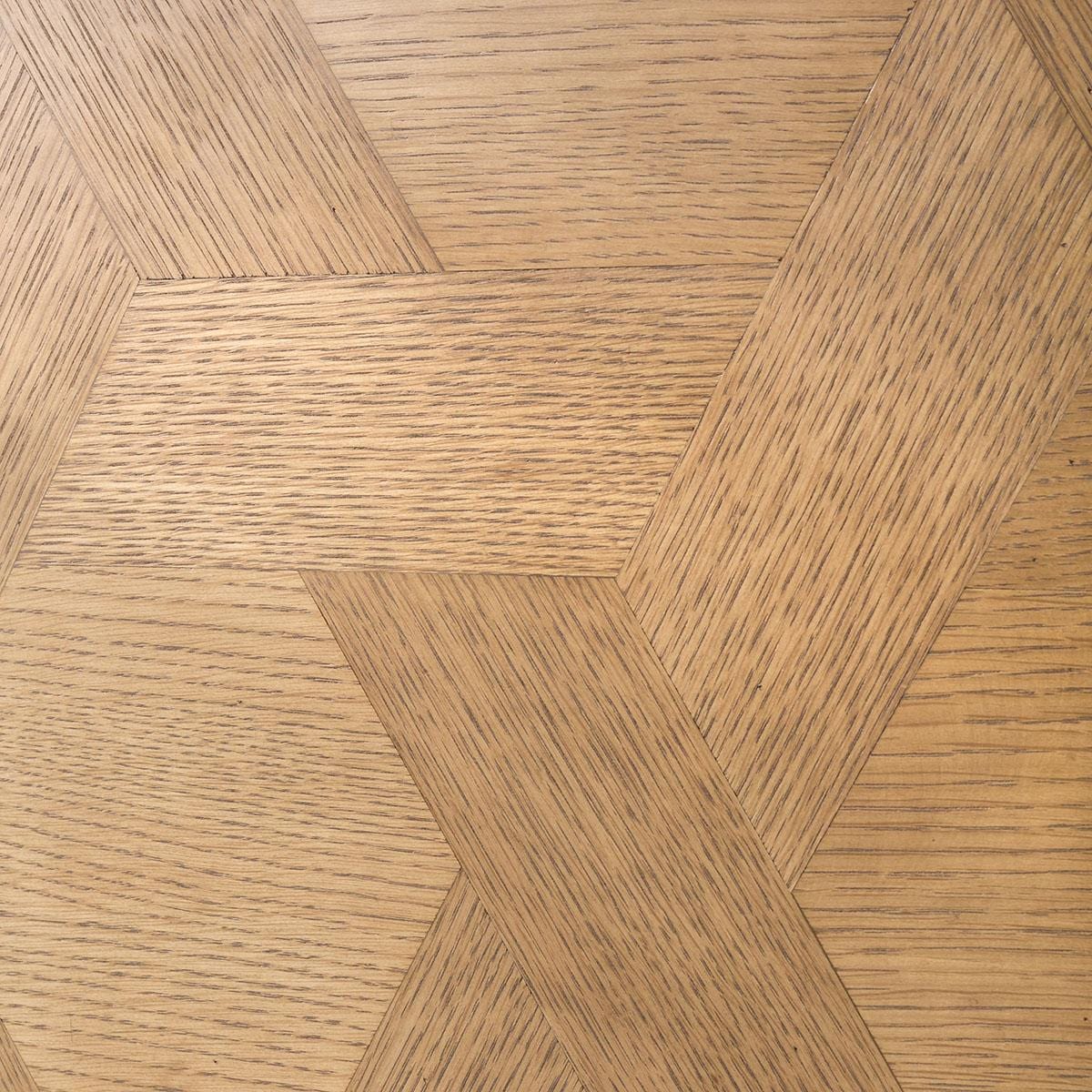 Hemingway 4 Door Sideboard Buffet Oak & Gold Brown 214cm