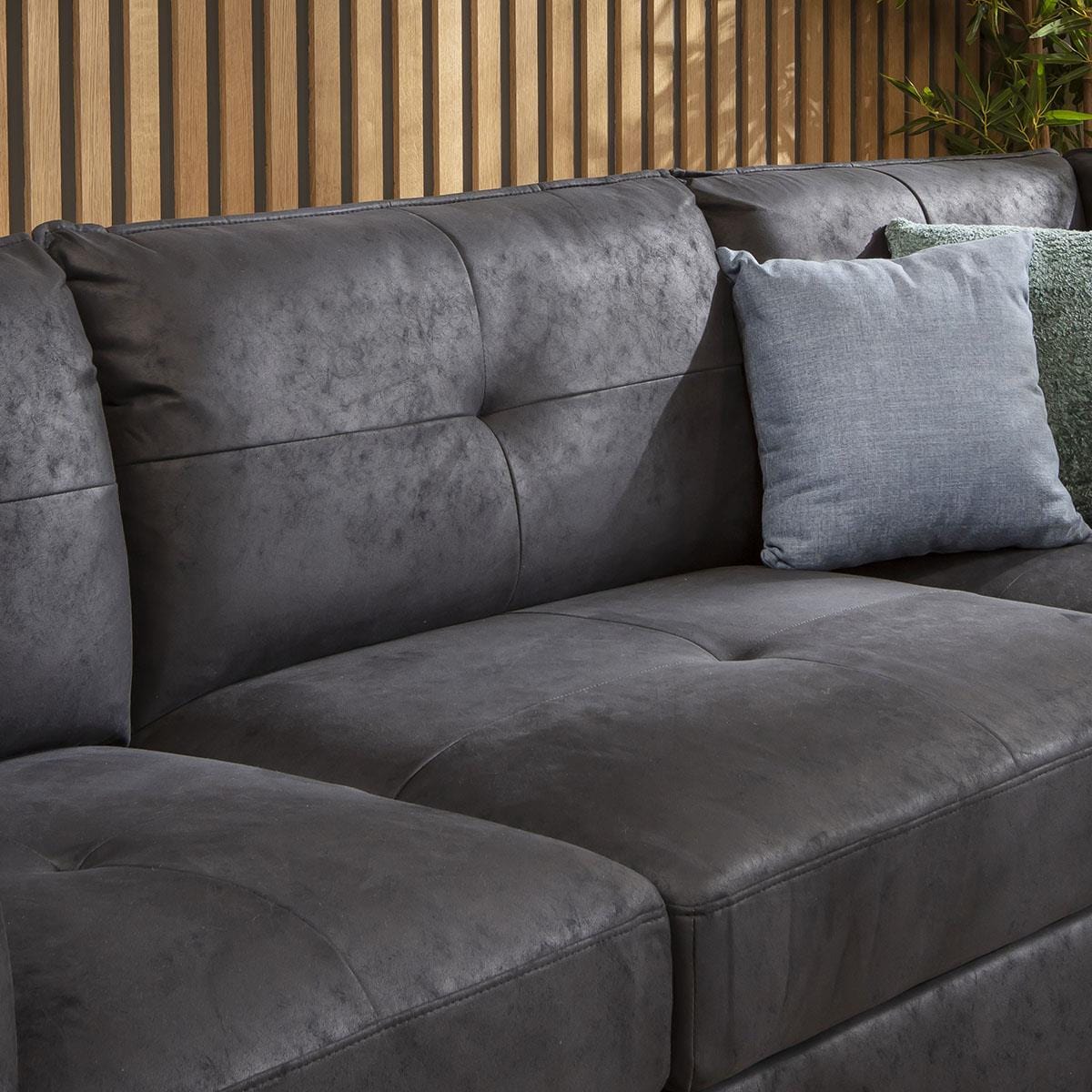 Archie 3 Seater Modular Sofa Black 270x90cm 1