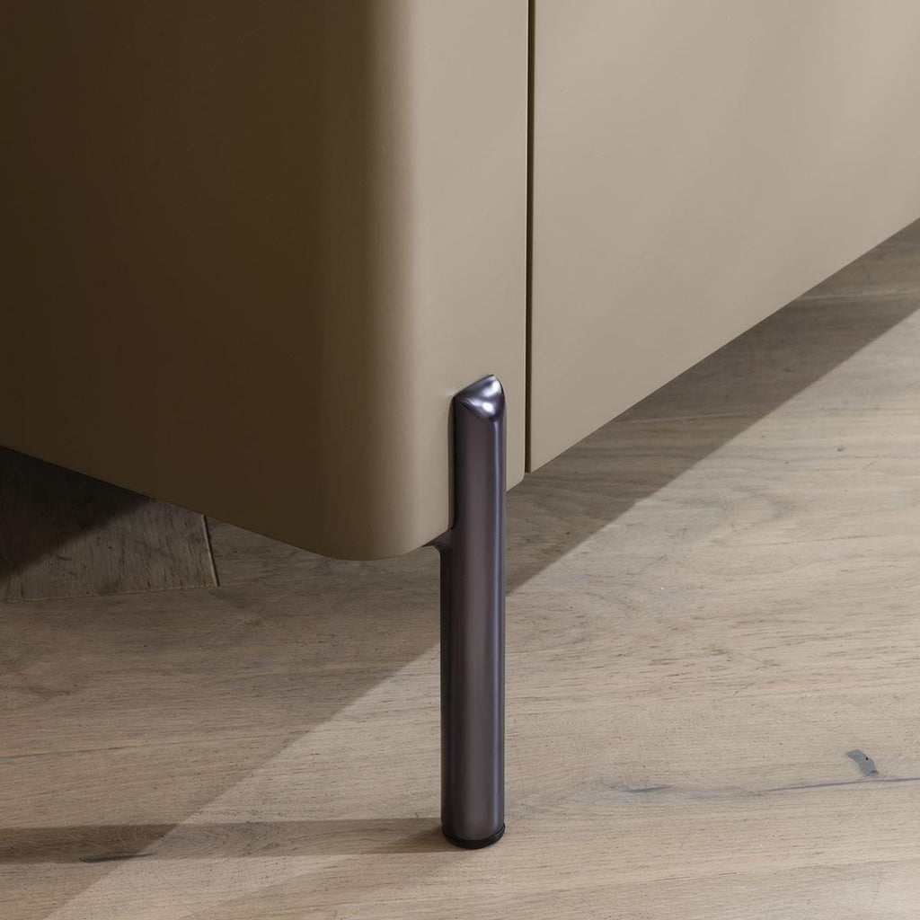 Newton Lamp Side Table Matte Taupe