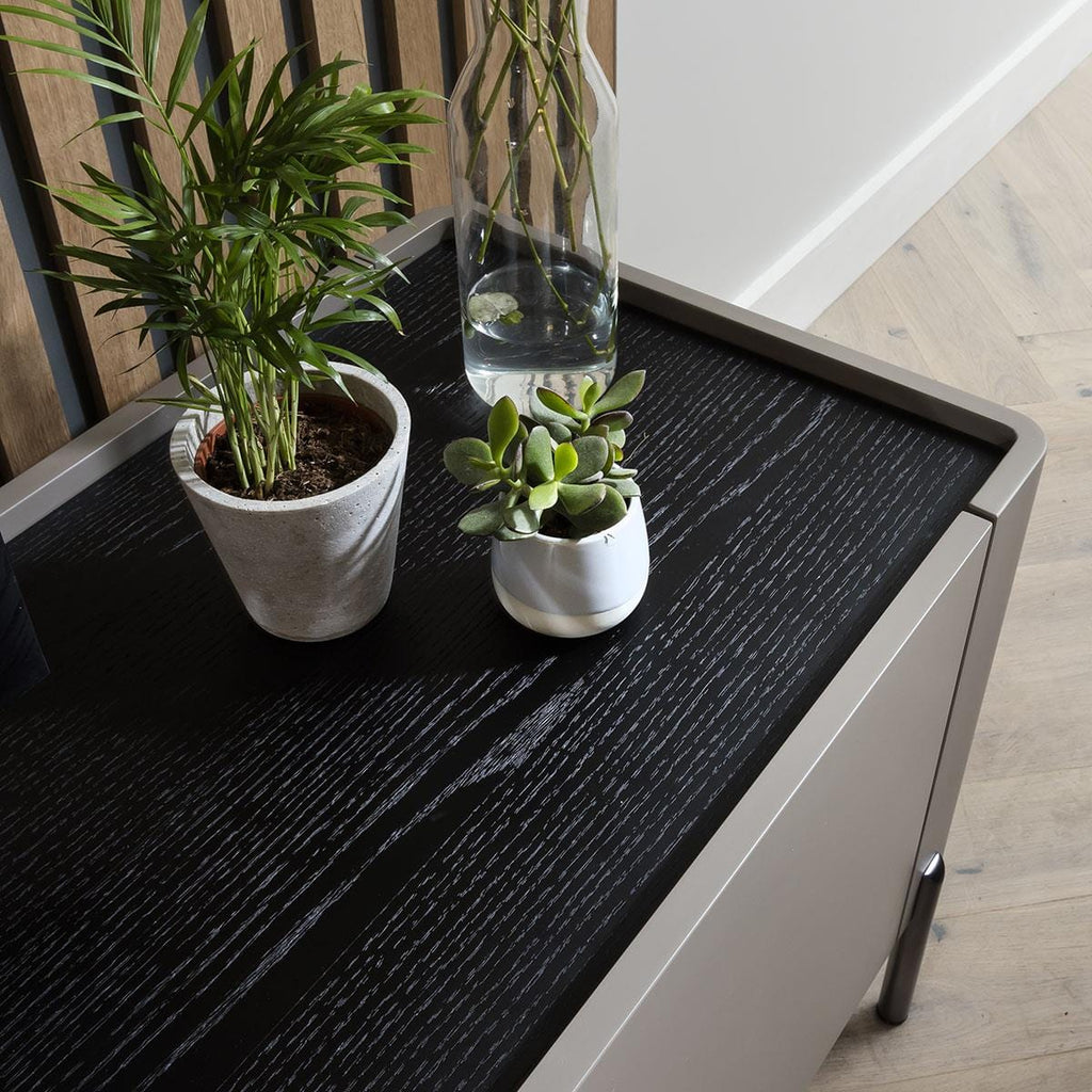 Newton TV Stand Cabinet Matte Taupe 200cm