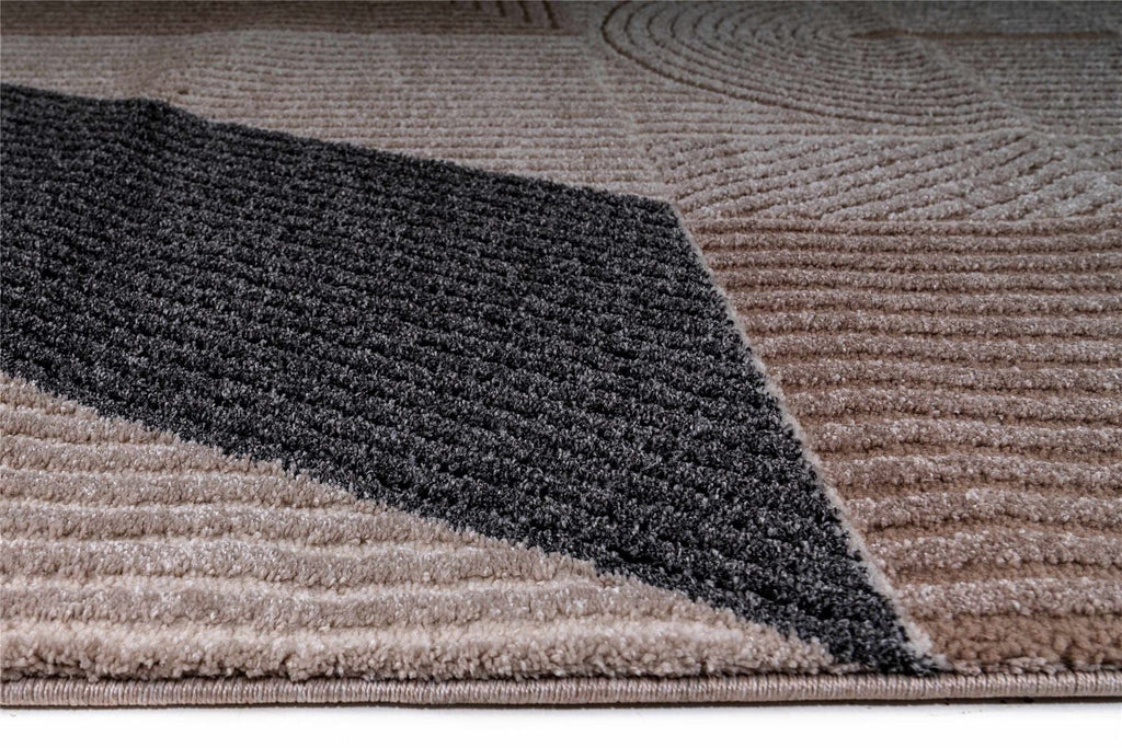 Nirvana Large Rug Cream / Beige / Dark Grey / Brown 200 X 290cm