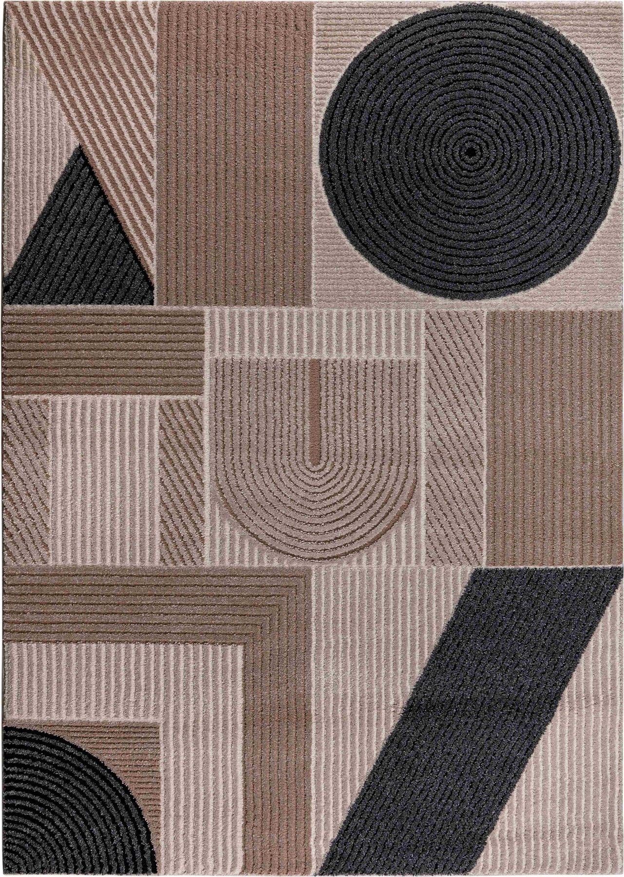 Nirvana Medium Rug Cream / Beige / Dark Grey / Brown 160 X 230cm