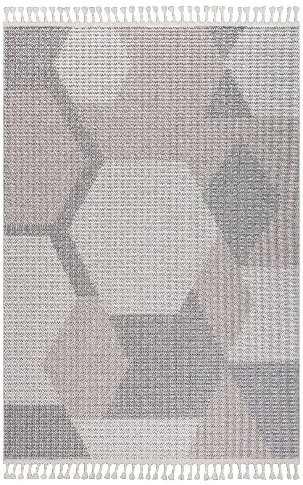 Orian Large Rug White / Beige / Grey / Cream 200 X 290cm