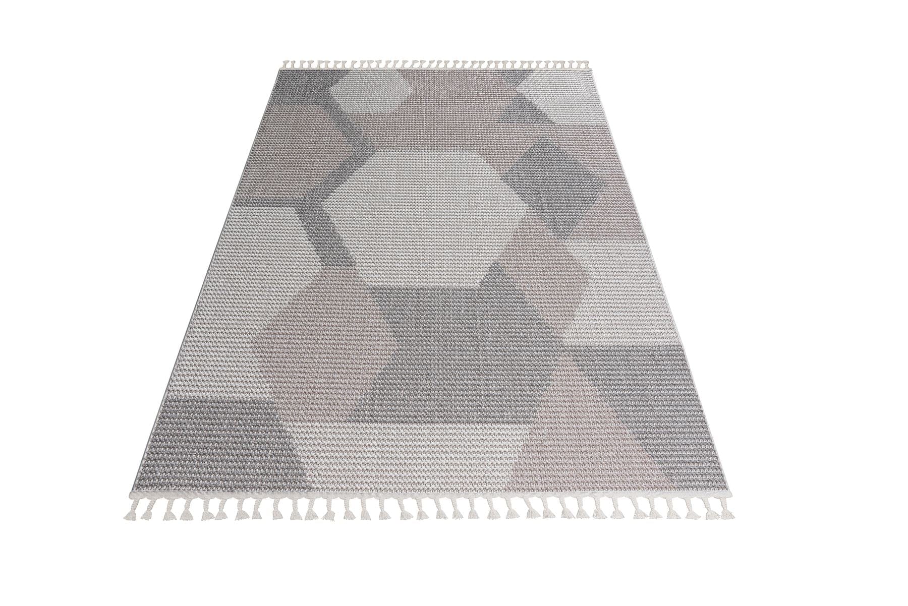 Orian Large Rug White / Beige / Grey / Cream 200 X 290cm