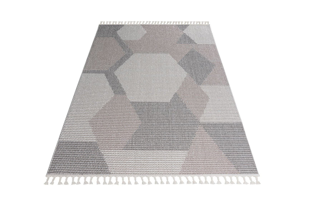 Orian Medium Rug White / Beige / Grey / Cream 160 X 230cm