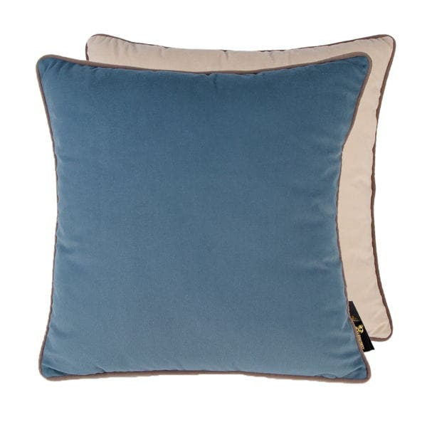 Paul Moneypenny Twofaced Blue And Champagne Scatter Cushion 43cm