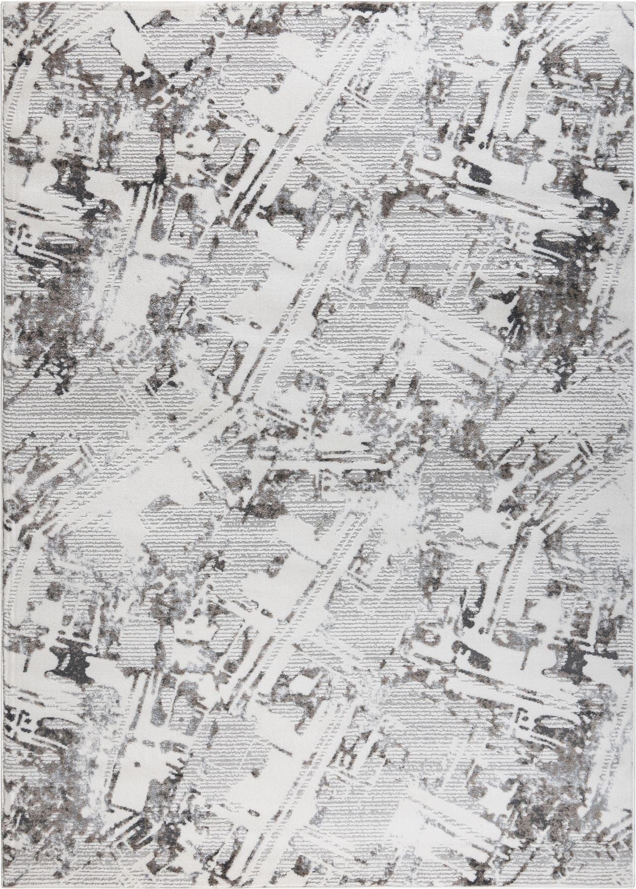 Pearl Large Rug White / Silver / Light Grey 200 X 290cm