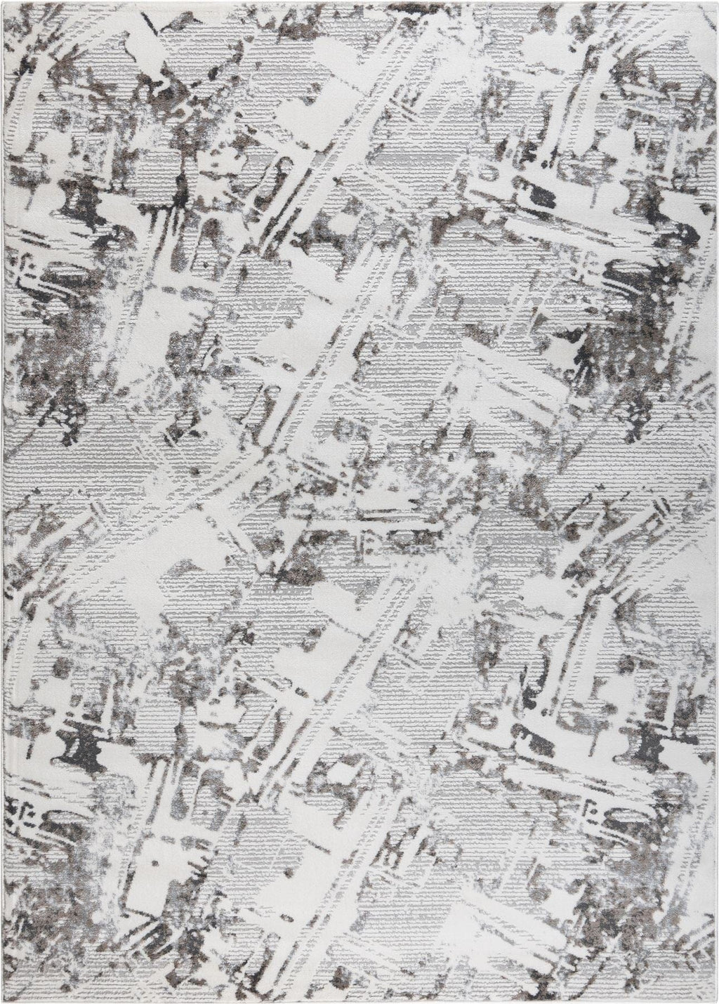 Pearl Medium Rug White / Silver / Light Grey 160 X 230cm