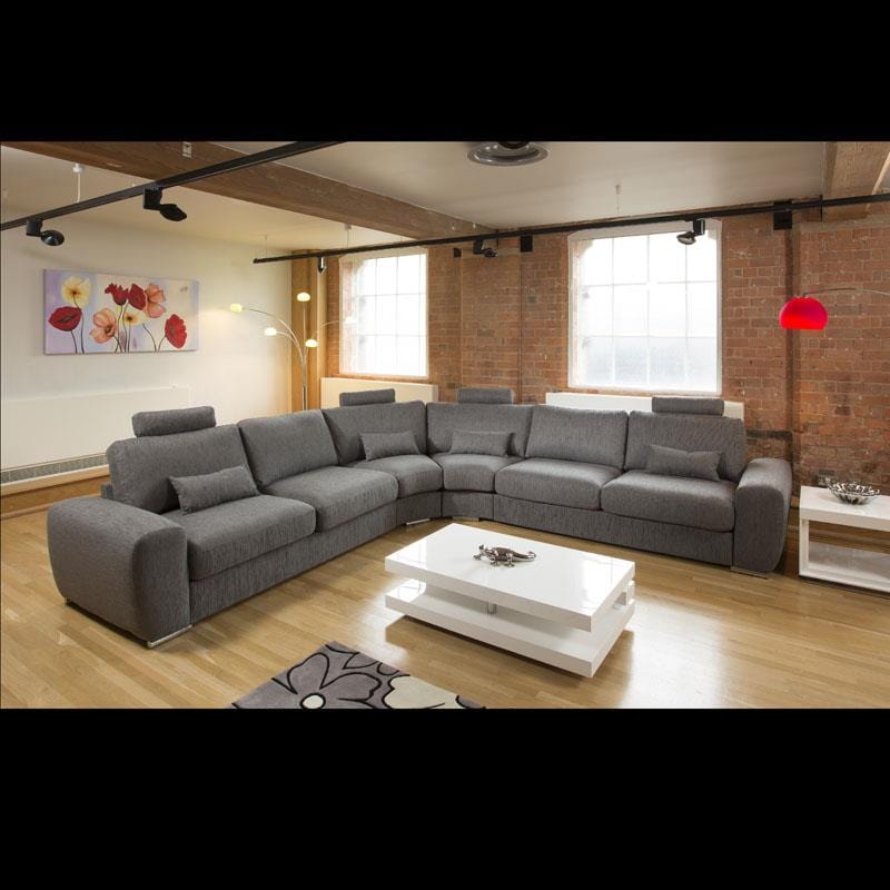 Premium Giant L Shape Corner Cinema Sofa 3.6x3.6mt Headrests Grande 20