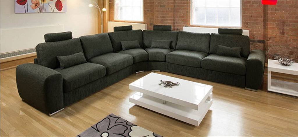 Premium Giant L Shape Corner Cinema Sofa 3.6x3.6mt Headrests Grande 20