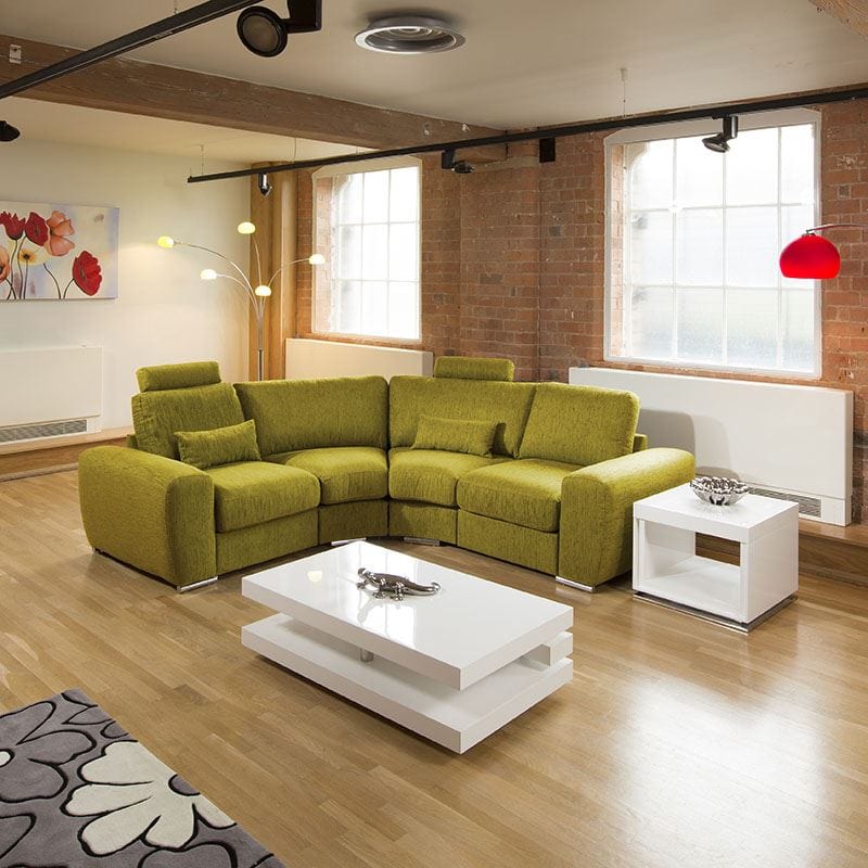 Premium Rounded Corner Sofa 2.5x2.5mt Headrests Grande 22 Extra Deep