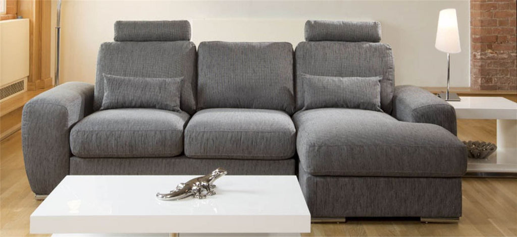 Qiuatropi Large Modern 3 Seater Sofa Couch with Chaise L Shape 38RH