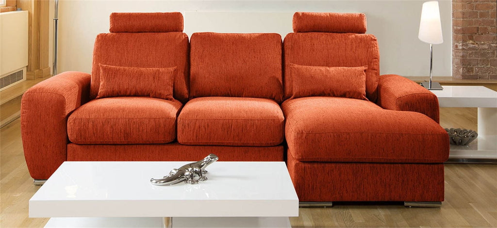 Qiuatropi Large Modern 3 Seater Sofa Couch with Chaise L Shape 38RH