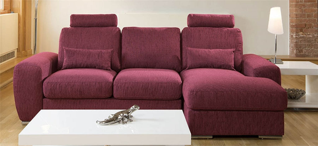 Qiuatropi Large Modern 3 Seater Sofa Couch with Chaise L Shape 38RH