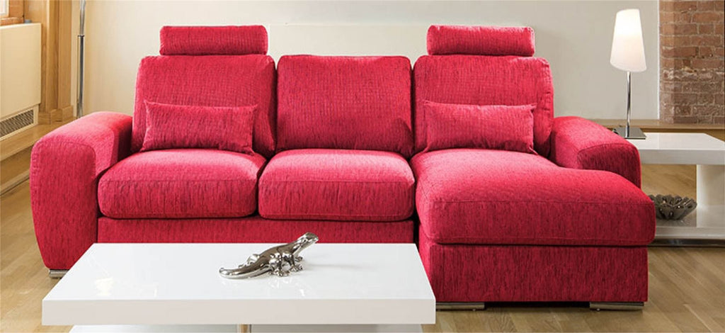 Qiuatropi Large Modern 3 Seater Sofa Couch with Chaise L Shape 38RH