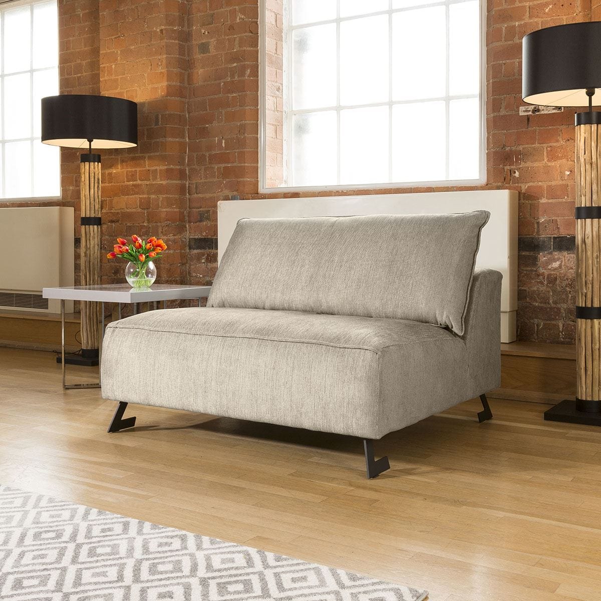 Effie Sofa Extension Middle Piece Made to Order Many Fabrics 1.22mtr