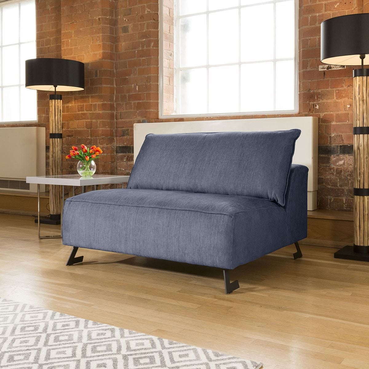 Effie Sofa Extension Middle Piece Made to Order Many Fabrics 1.22mtr