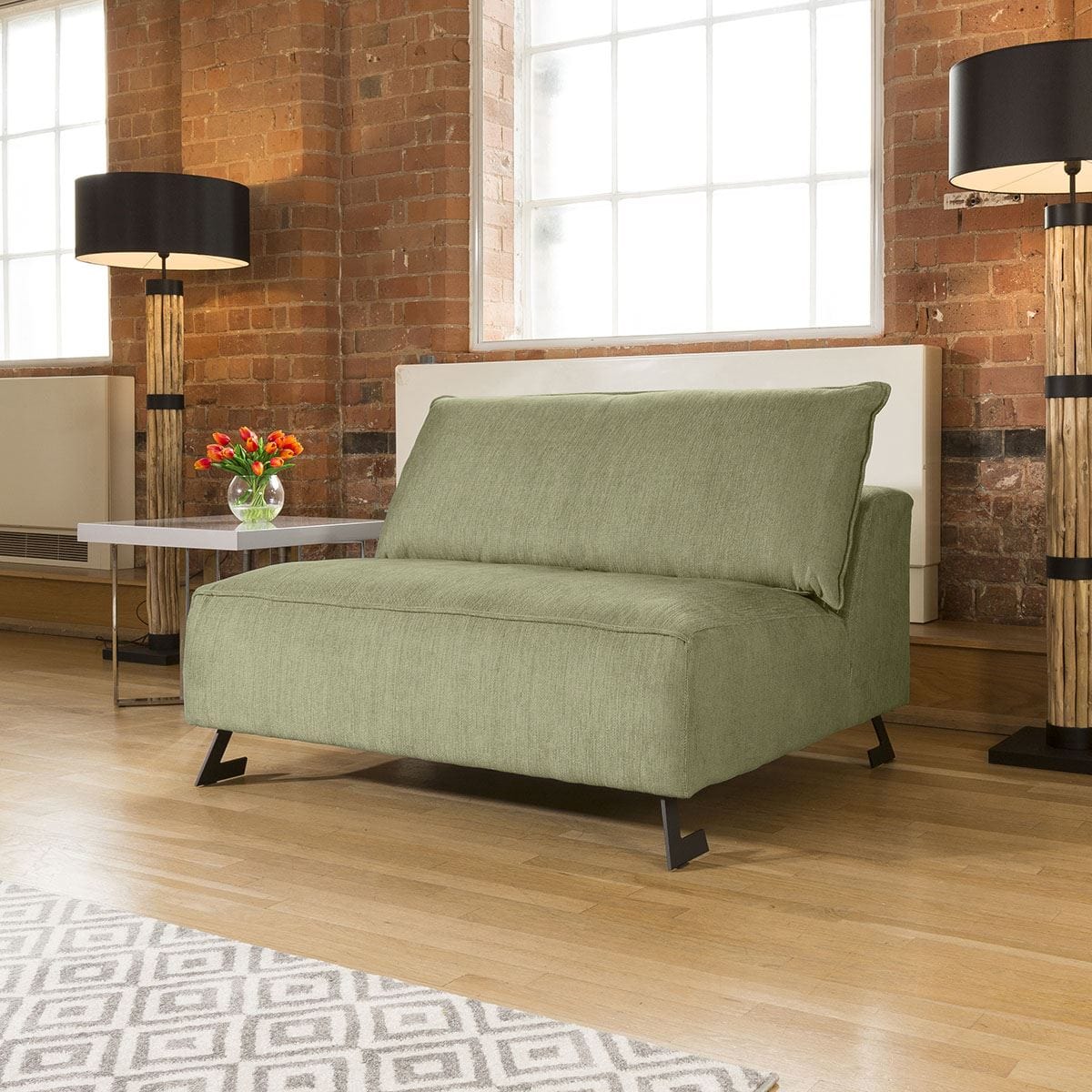 Effie Sofa Extension Middle Piece Made to Order Many Fabrics 1.22mtr