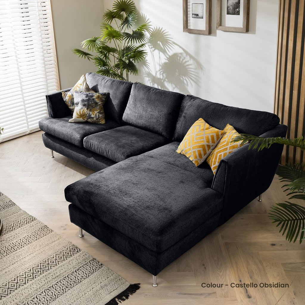 Quatropi 3 Seater Modular Sofa - Chaise End, Tessa 275x170cm