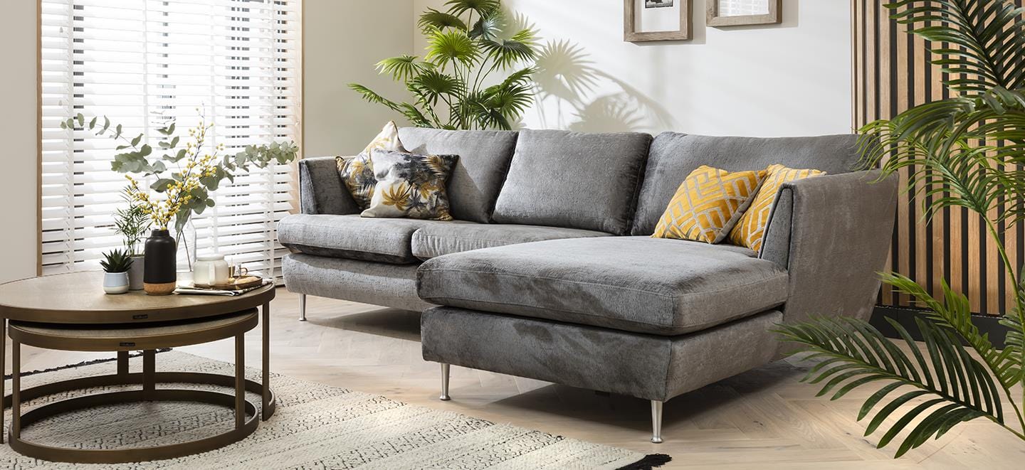 Quatropi 3 Seater Modular Sofa - Chaise End, Tessa 275x170cm