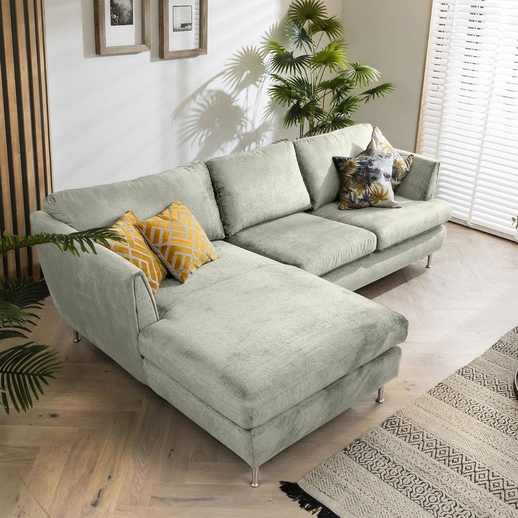 Quatropi 3 Seater Modular Sofa - Chaise Left End, Tessa 275x170cm