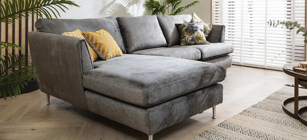 Quatropi 3 Seater Modular Sofa - Chaise Left End, Tessa 275x170cm