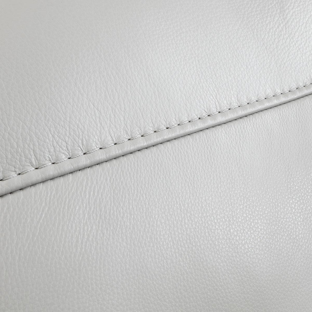 Quatropi 3 Seater Premium Modern Sofa - Real Leather Grey- 215cm In Stock